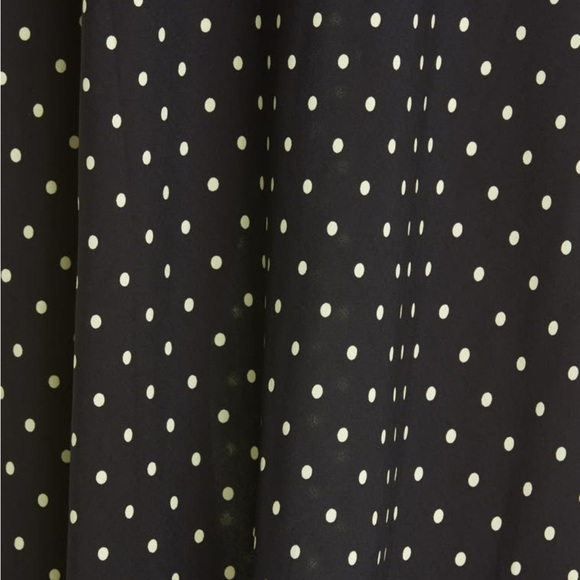 ROTATE BIRGER CHRISTENSEN camara polka dot skirt in black - Picture 6 of 9